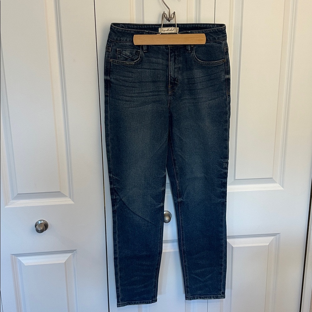 Classic Skinny Blue Jeans high rise